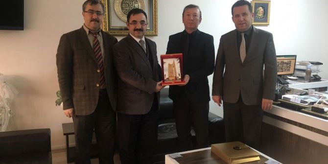 Beylikova Belediye Başkan Yardımcısı Kaya, Bozüyük Belediyesini Ziyaret Etti