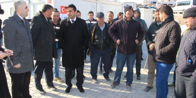 Uedaş Yetkilileri Deprem Bölgesini Ziyaret Etti