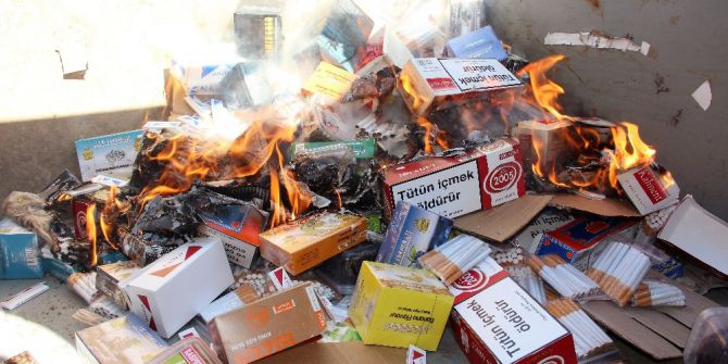 Bodrum’da Kaçak İçki Ve Tütün Ürünleri İmha Edildi
