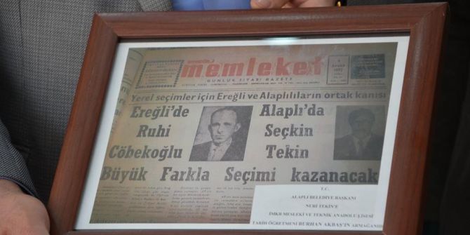 Alaplı, Nahiye Oluşunun 1930 Yılında Mustafa Kemal Atatürk’ün İmzasıyla Belgelendi