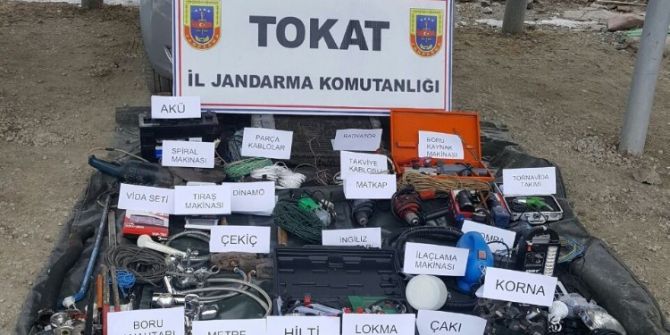 Tokat’ta 3 Hırsızlık Olayı Aydınlatıldı