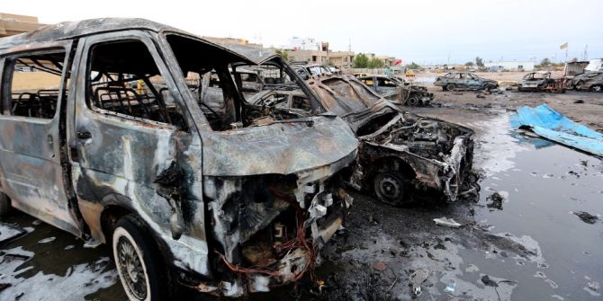 Bağdat’ta Bombalı Araç Saldırısında 52 Kişi Öldü