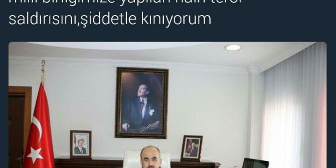 Vali Dağlı Viranşehir’de Gerçekleştirilen Saldırıyı Kınadı