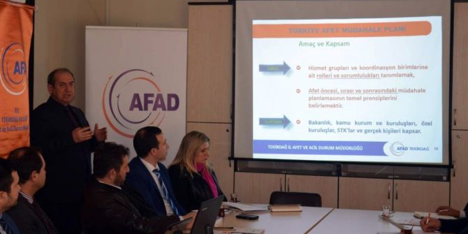Afad Bilgilendirme Toplantısı Yapıldı