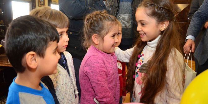 Suriyeli Bana, Başkan Çetin’i Ziyaret Etti