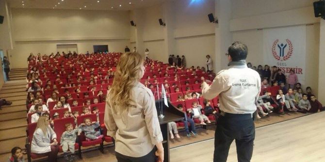 Nak Arama Kurtarma’dan Bir Günde Bin Öğrenciye Deprem Eğitimi