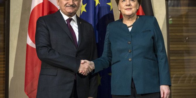 Başbakan Yıldırım Merkel’le Görüştü