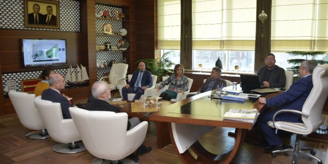 Başkan Baran, Sarnıç Han Projesini İnceledi