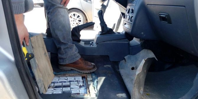 Nusaybin’de 2 Bin 970 Paket Kaçak Sigara Ele Geçirildi