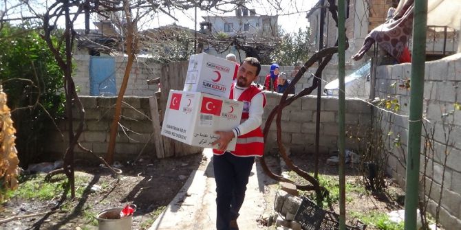 Kızılay’dan Alıcı Ailesine Yardımlar Devam Ediyor