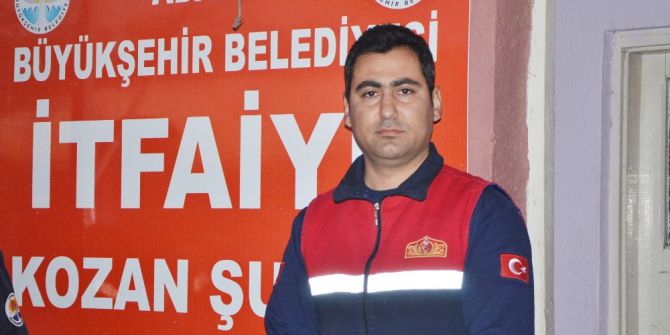 "Kuyu" Yu Kurtarmanın Yöntemi Adanalı İtfaiyeciden