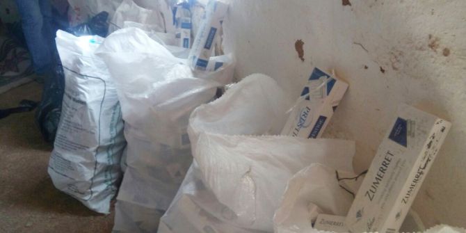 Kızıltepe’de Kaçak Sigara Operasyonu