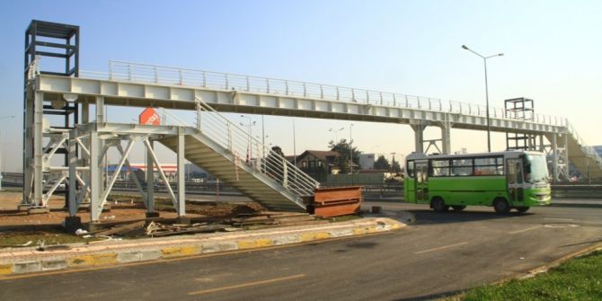 Sanayi Mahallesi Yaya Köprüsü Bitme Aşamasında