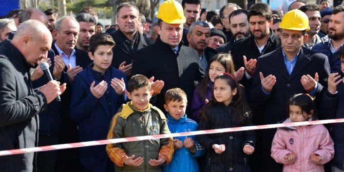 Erbaa’da Yunus Emre Bilgi Evi Temel Atma Töreni