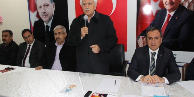 Ak Parti Kahta Teşkilatında Cumhurbaşkanının Gelişi İle İlgili Toplantı