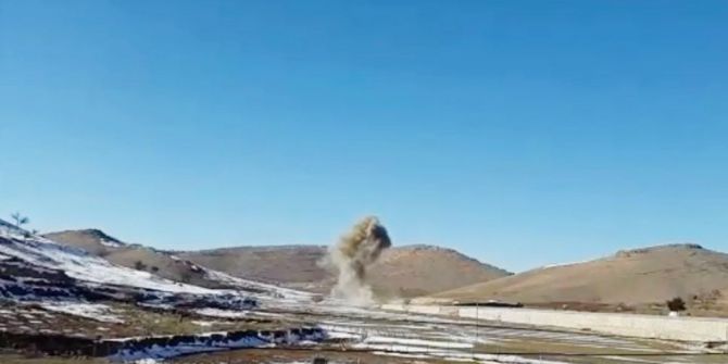 Mardin’de Yola Tuzaklanan Patlayıcı İmha Edildi