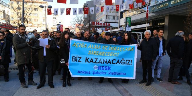 Kesk’ten Khk Protestosu