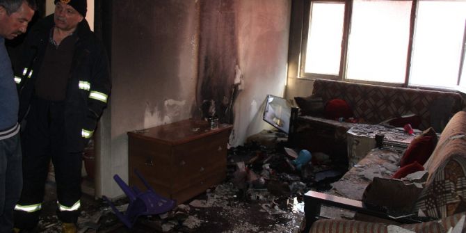 Karabük’te Yangın Paniği