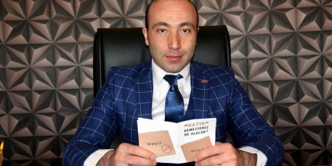 “Hayır” Broşürlerine Mhp’den Tepki