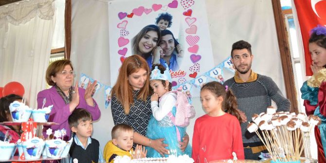 Ortaca’da Şehit Kızı Melek Naz’a Doğum Günü