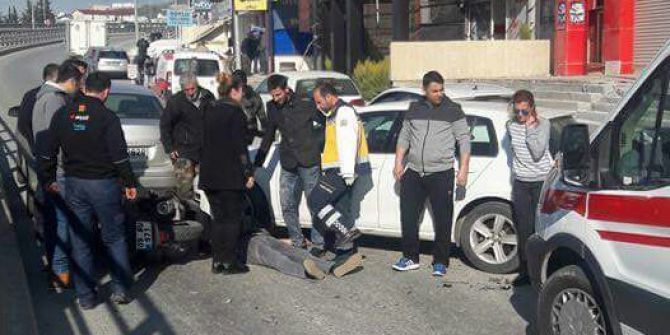 Kuşadası’nda Trafik Kazası, 1 Yaralı