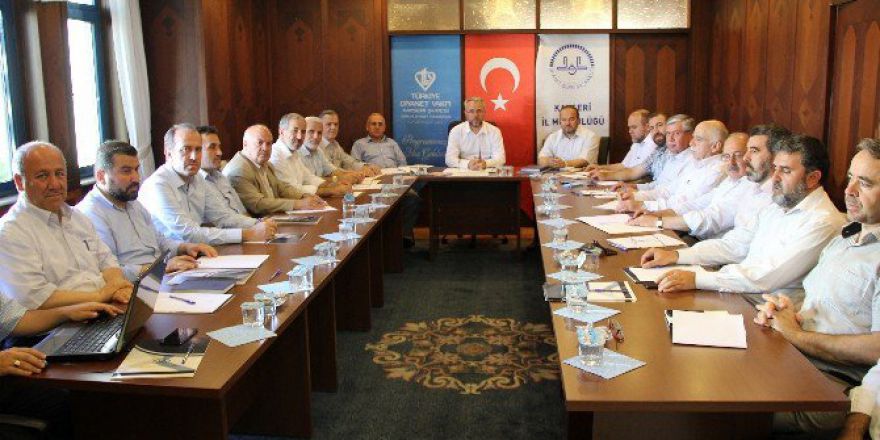 Olağanüstü İlçe Müftüleri Toplantısı Yapıldı