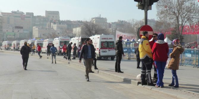 Cumhurbaşkanının Gaziantep Mitingi Öncesi Yoğun Güvenlik Önlemleri