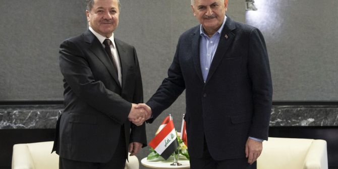 Başbakan Yıldırım, Münih’te Barzani İle Görüştü