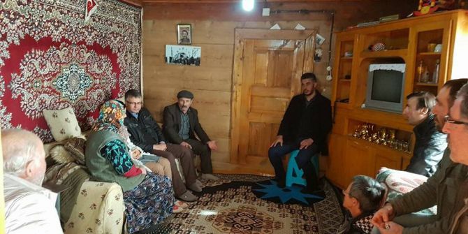 Kaymakam’dan Şehit Ailesine Ziyaret