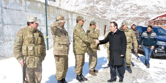 Kaymakam Akgül’den Karakol Ve Şehit Ailesini Ziyaret