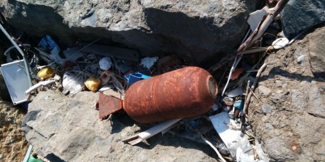 Deniz Kenarında Bulunan Cisim Patlatıldı