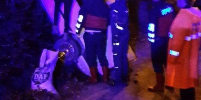 Zonguldak’ta Otomobil Şarampole Yuvarlandı; 3 Yaralı