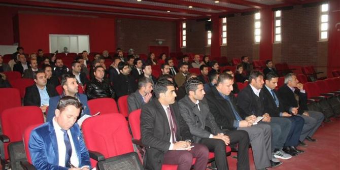 Silopi’de Okul Müdürlerine Seminer Verildi