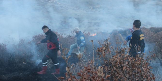 Tavşanlı’da Orman Yangını