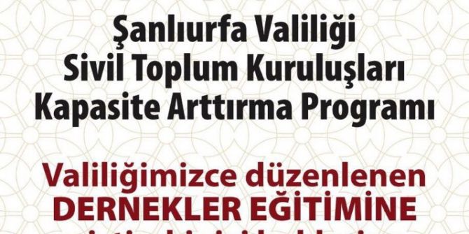 Valilikten Derneklere Önemli Destek