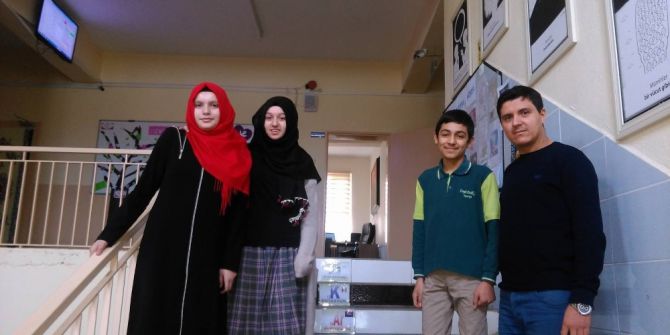 Seydi Resul İmam Hatip Ortaokulunda ‘Konuşan Merdivenler’