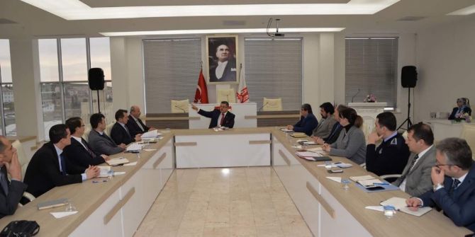 Başkan Yağcı İstişare Toplantısında