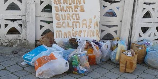 Sokağa Çöp Atan Kişiyi İsmiyle Deşifre Etti