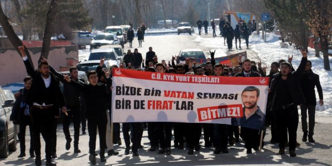 Sivas’ta Ülkücüler Fırat Yılmaz Çakıroğlu İçin Yürüdü