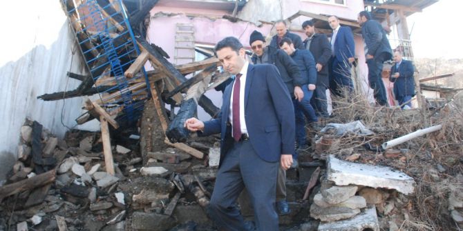 Tokat’ta Evleri Yanan 3 Aileye Yardım Yapılacak