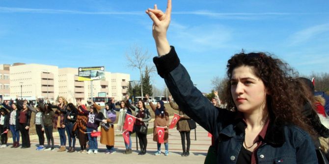 Omü’lü Ülkücüler “Fırat” İçin Yürüdü