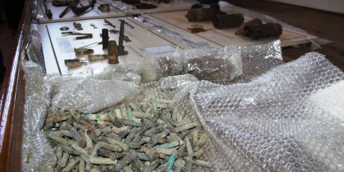 Yalova’da Ele Geçirilen Tarihi Eserler Çanakkale’ye Getirildi