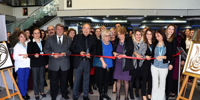 Masmek Kursiyerlerinin Eserleri Sergilendi