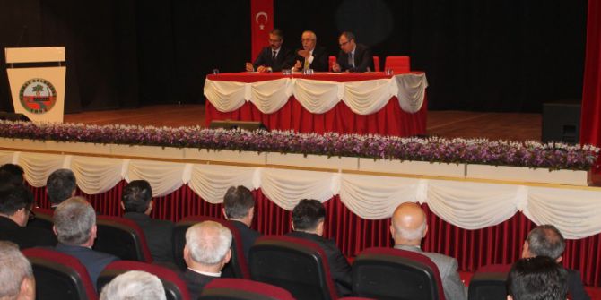 Tokat’ta Muhtarlar Toplantısı