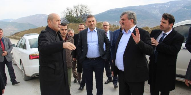 Milletvekili Çaturoğlu, Ereğli-devrek Yolunu İnceledi