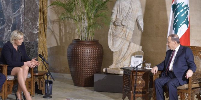 Marine Le Pen Lübnan’da