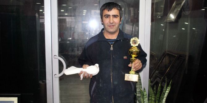 Taklacı Güvercinle Ödül Kazandı