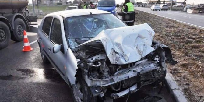 Biga’da Trafik Kazası: 1 Ölü, 2 Yaralı