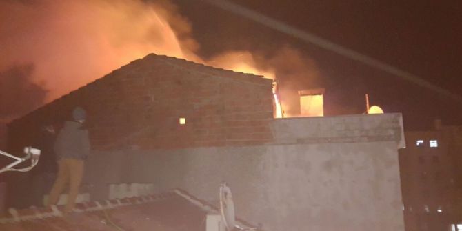 Bursa’da Korkutan Yangın