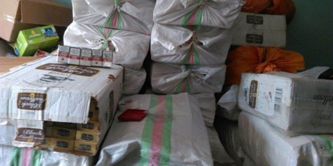 Hakkari’de 43 Bin Paket Kaçak Sigara Ele Geçirildi
